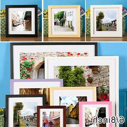 Quadrato Foto Cornice Poster Misura Telaio Nero Rovere Bianc