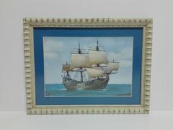 Quadri Nautica Barca Galleon Cornice E Con Vetro Protettore 