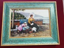 quadro classico stampa su tela cornice in legno 40x50 classi