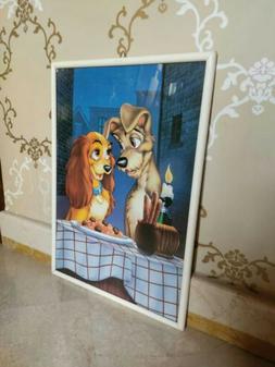 Quandro Disney Lilli E Il Vagabondo Cameretta Bimbi Bambini 