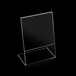Espositore Trasparente Plexiglass 21x30cm Verticale Porta Fo