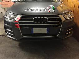 Cover Griglia Mascherina Centrale In Abs Cromo Audi Q3 2015>