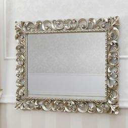 Specchiera Zaafira stile Barocco cornice traforata foglia ar