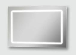 Specchio bagno retroilluminato a led su cornice interna 100x