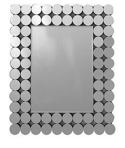 Specchio moderno da parete "Cornice bolle rettangolo" 60x50 