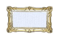 SPECCHIO ORO NERO SPECCHIERA GRANDE CORNICE STILE BAROCCO FI
