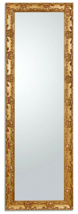 Specchio parete lungo classico cornice oro dorato antico 46x