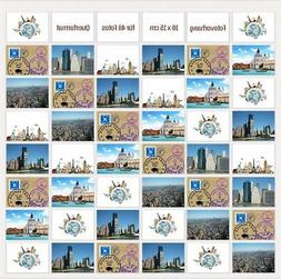 Supporto da parete con 48 tasche per foto 10 x 15, orizzonta