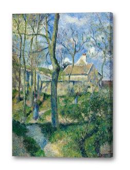 Tela/Cornice Camille Pissarro - Il sentiero per Les Pouilleu