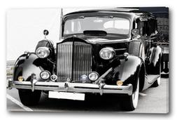 Tela/Cornice Foto auto Oldtimer nero-bianco