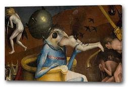 Tela/Cornice Hieronymus Bosch - Particolare del "Giardino de