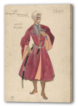 Tela/Cornice Pavel Petrovic Froman - Costume da teatro per g