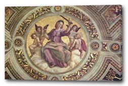 Tela/Cornice Raphael - Affresco soffitto, dettaglio, scena: 