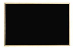  Bi-Office Lavagna Nera Per Gesso Basic, Cornice di Pino, 60