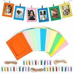 veesun portafoto con mollette 30 pcs cornici