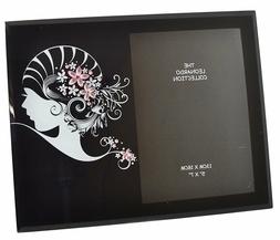 Vetro Nero Ruggenti 20's Collezione 25cm Foto Telaio Con Ros