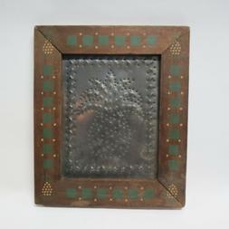 Vintage con Forature Latta Ananas Decorazione Muro Cornice