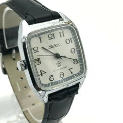 Cromo Data Quadrato Ussr Analogico Uomo Servizio
