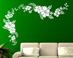 Wall Stickers Adesivi Murali Cornice Floreale Moderna Adesiv