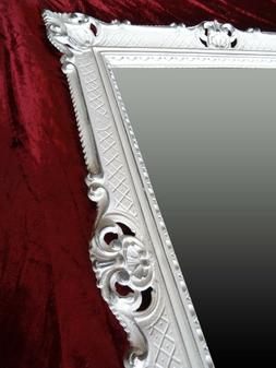 XXL Cornice Nozze Bianco/Argento Barocco Rococo Foto 90x70